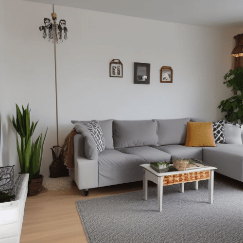 a simple living room