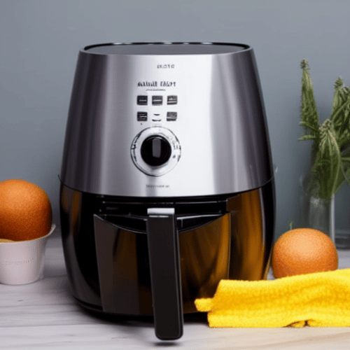 preparing to clean air fryer