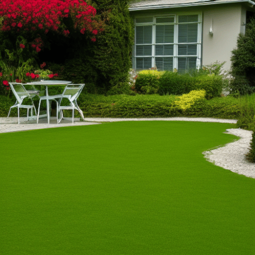 small but beautiful lawn