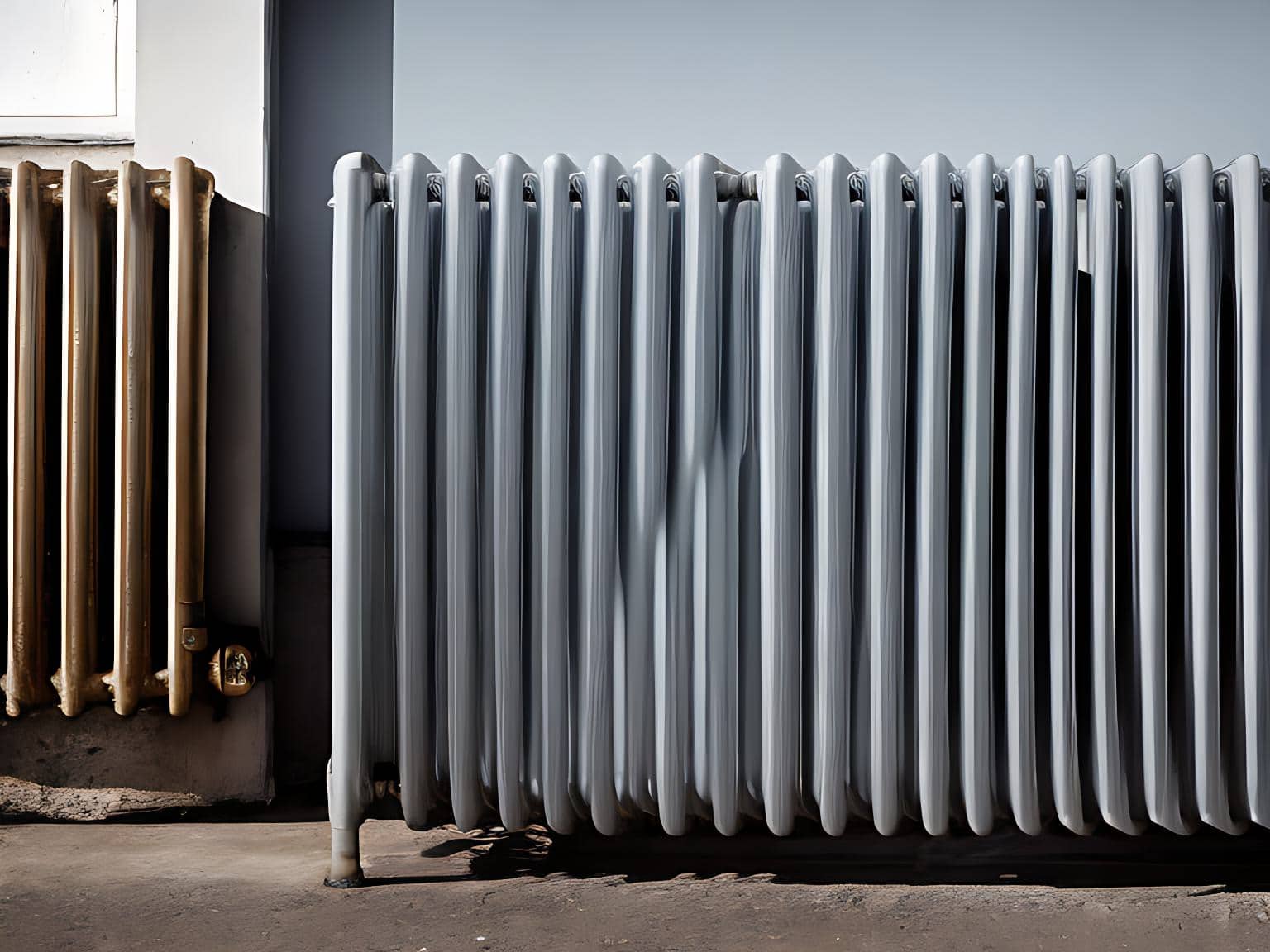 a heating equipment near the window