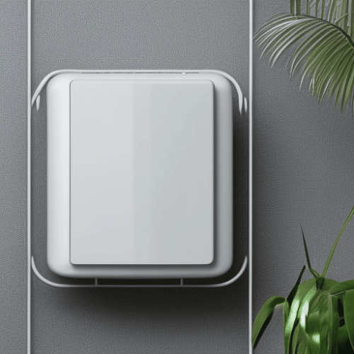 a nice gray wall with plants