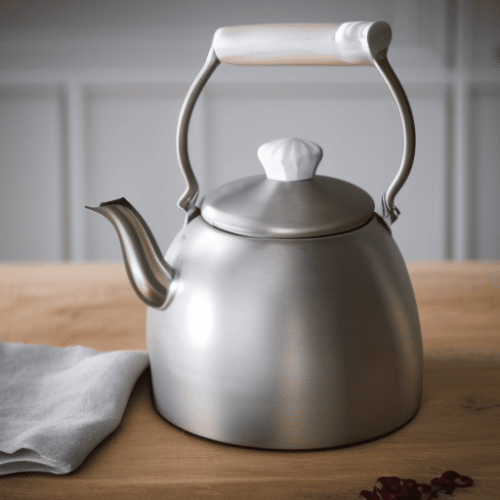 a stainless steel pot