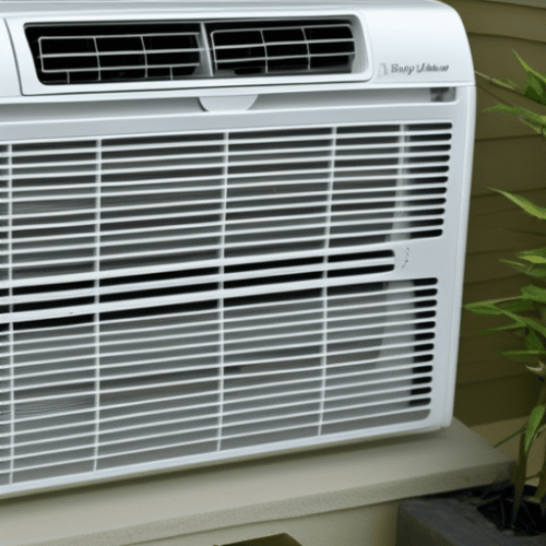 a white appliance emitting cold air