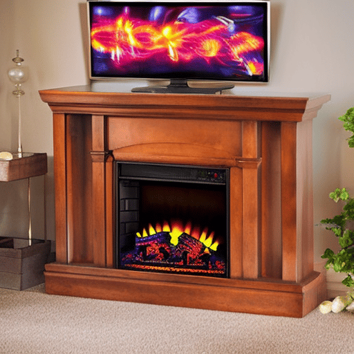 how does an electric fireplace work