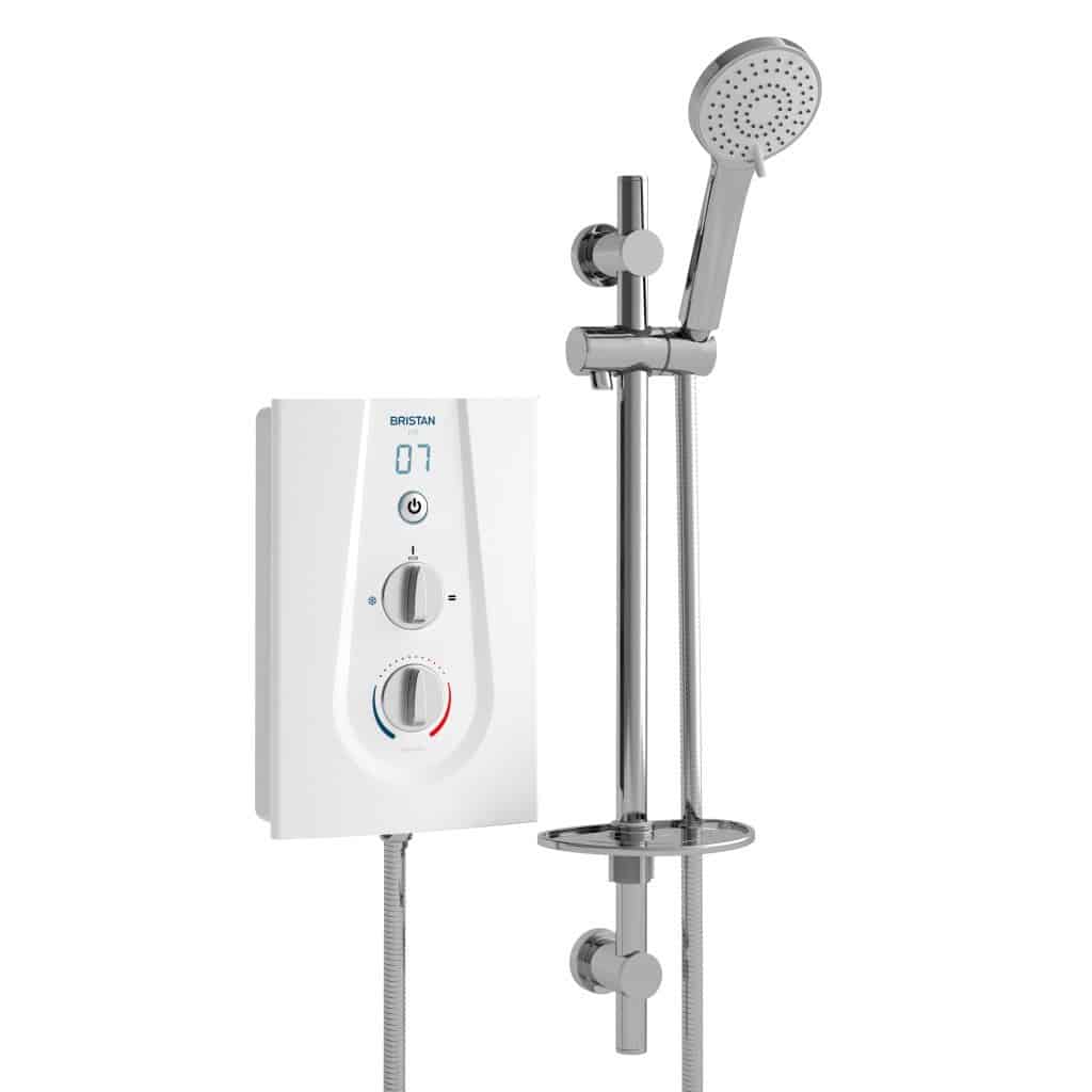 Bristan JOYT395 W 9.5 kW Joy 3 Thermostatic Electric Shower