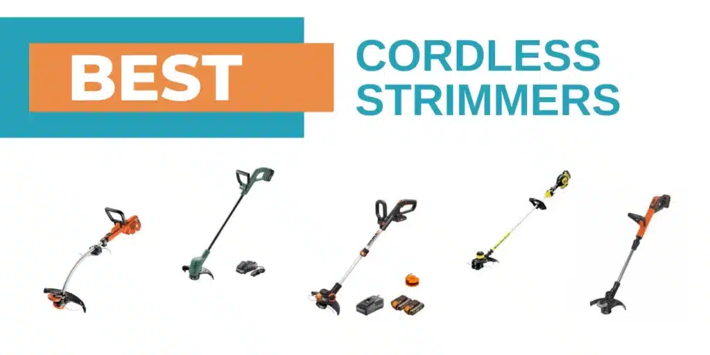 various cordless strimmers